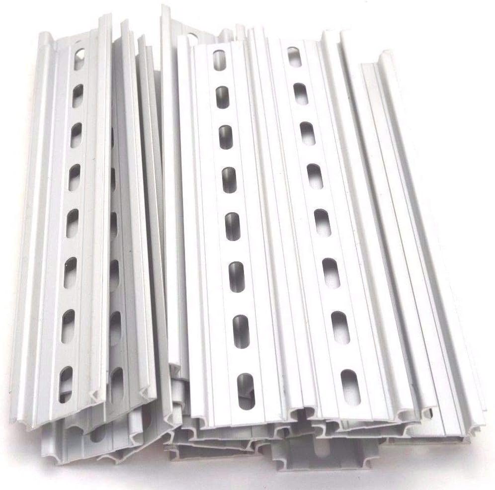 T&G 10 Pieces DIN Rail Slotted Aluminum RoHS