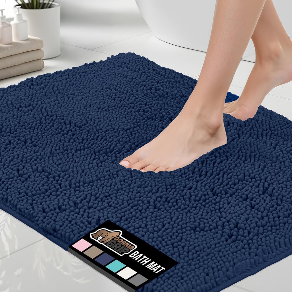 GORILLA GRIP Chenille Bath Rug