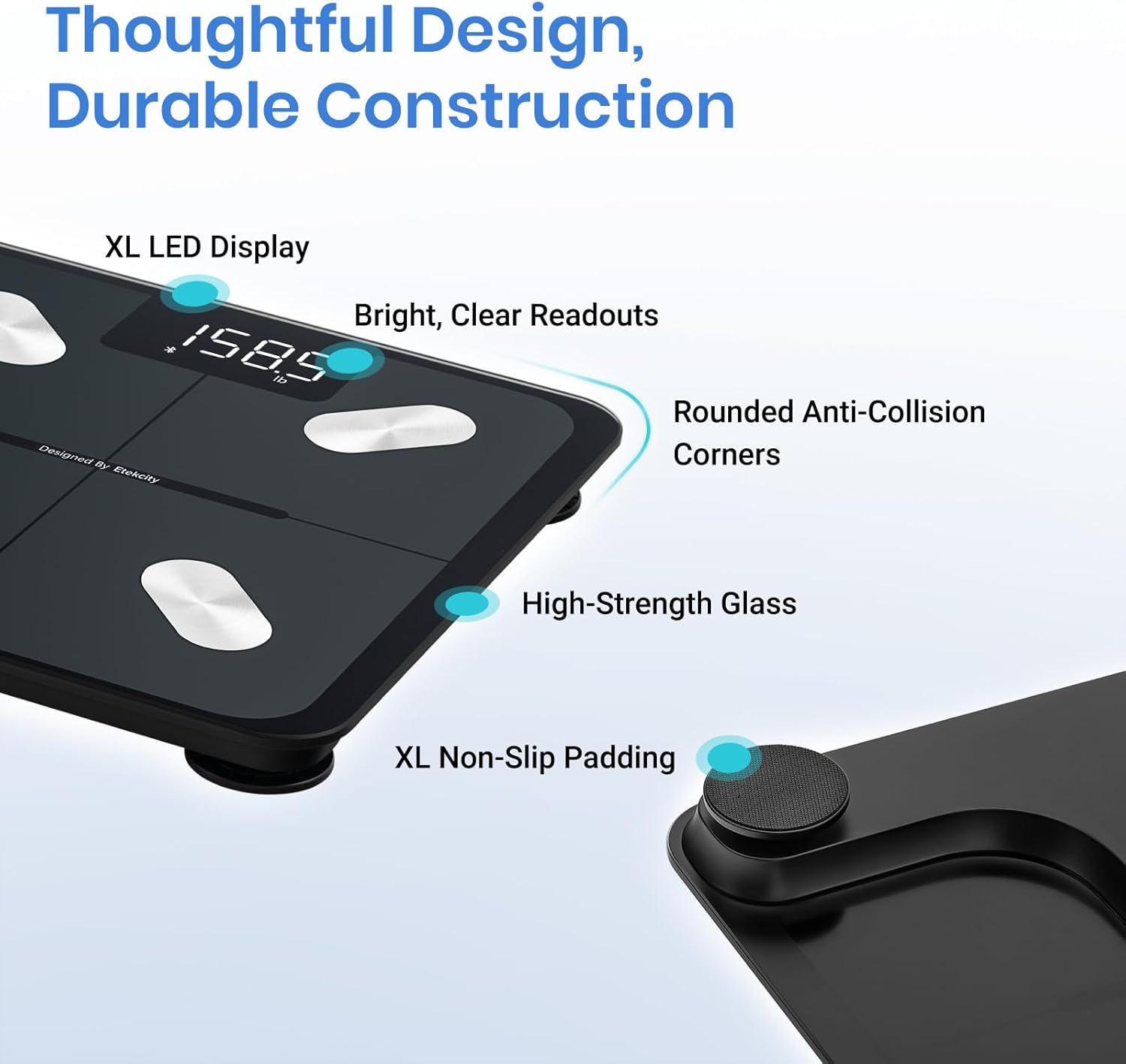 Smart Body Scale & Fat Analyzer