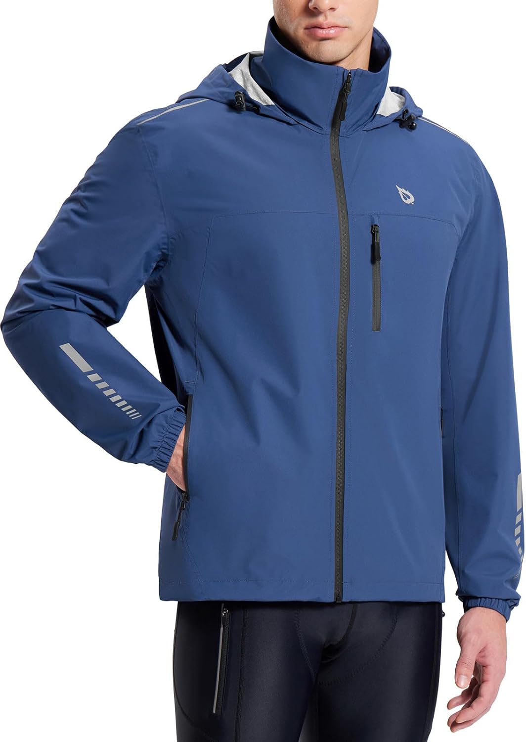 baleaf Men's Rain Jacket Waterproof Windbreaker