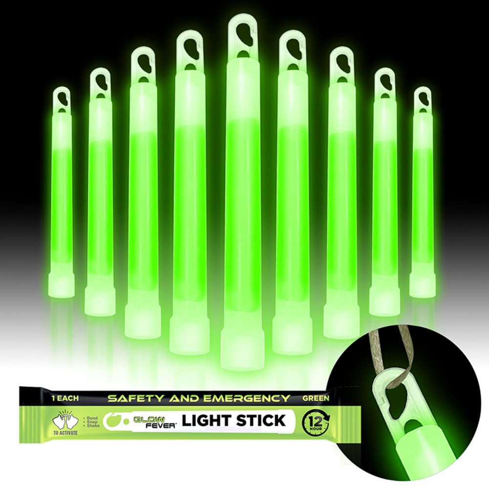 Glow Fever Emergency Safety Military Grade Glow Sticks