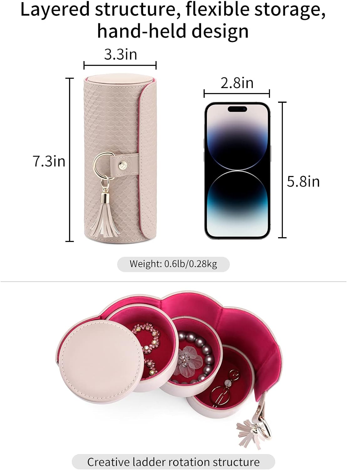 Vlando Viaggio Small Jewelry Case Box