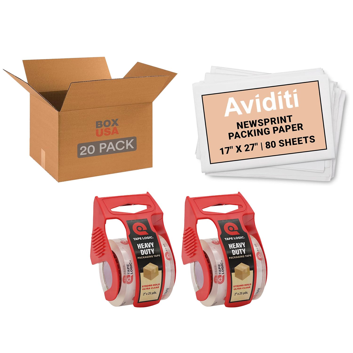 Shipping and Packing Boxes 20 Pack