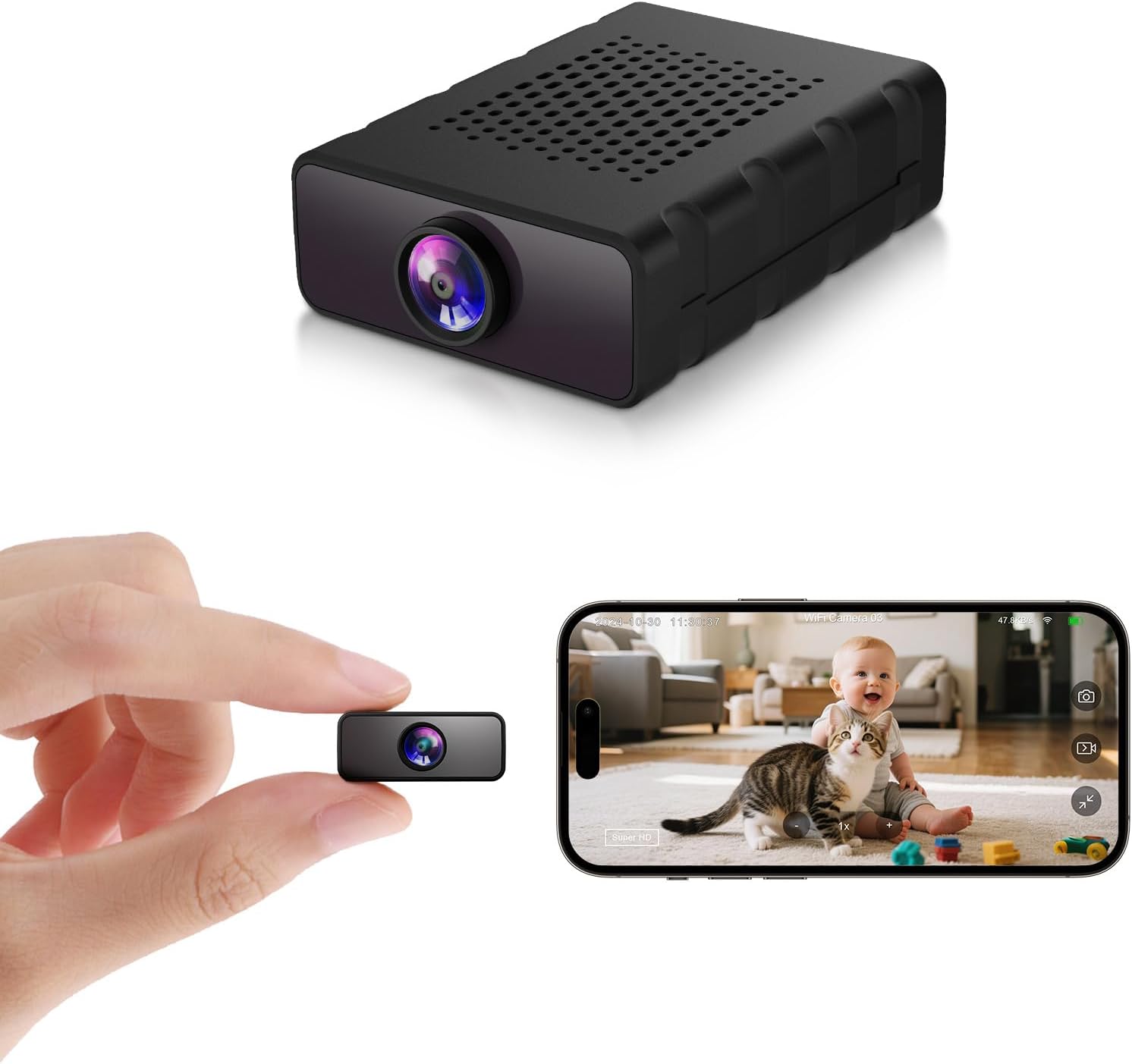 Hidden Camera Nanny Cam for Home