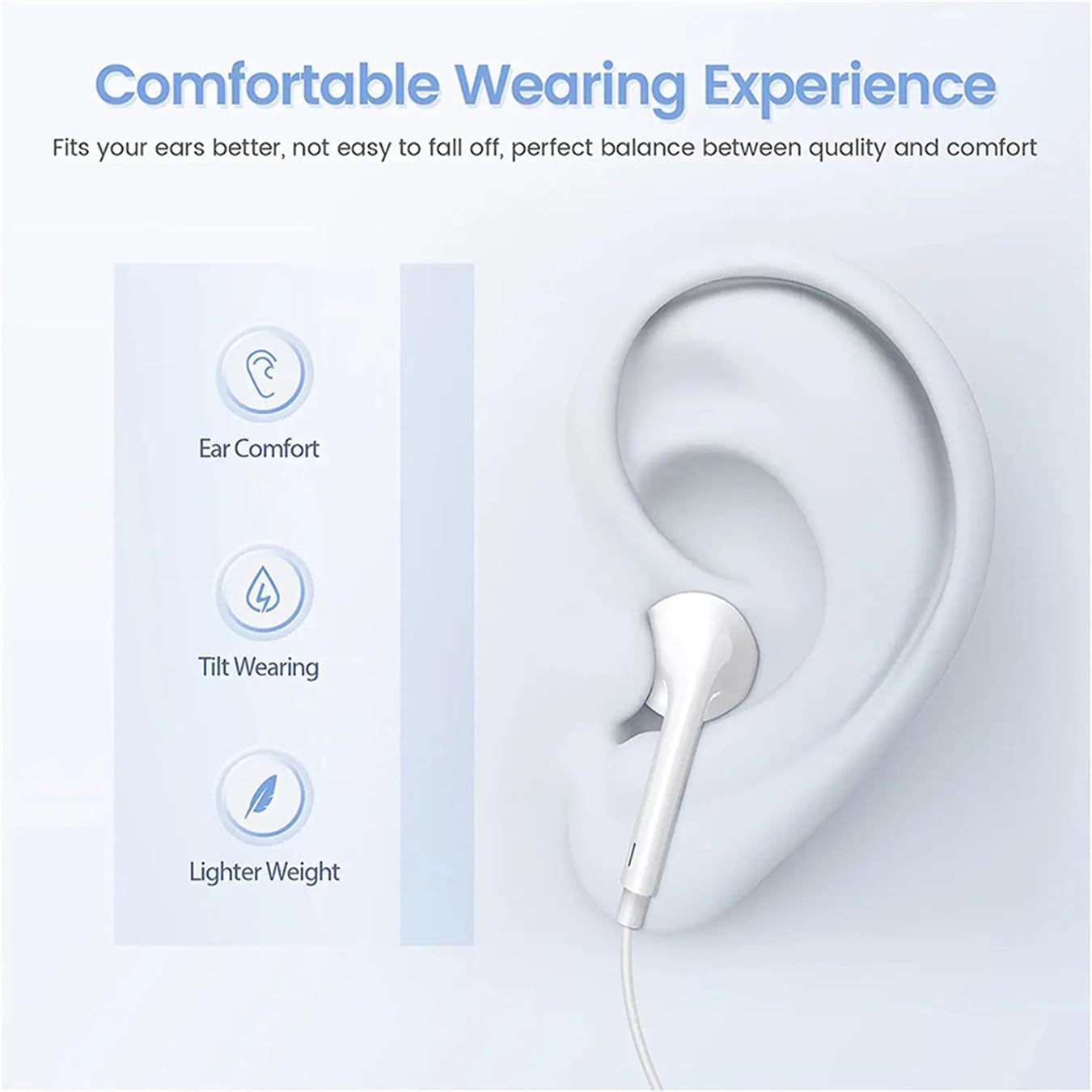 iPhone Headphones with Microphone and Controls