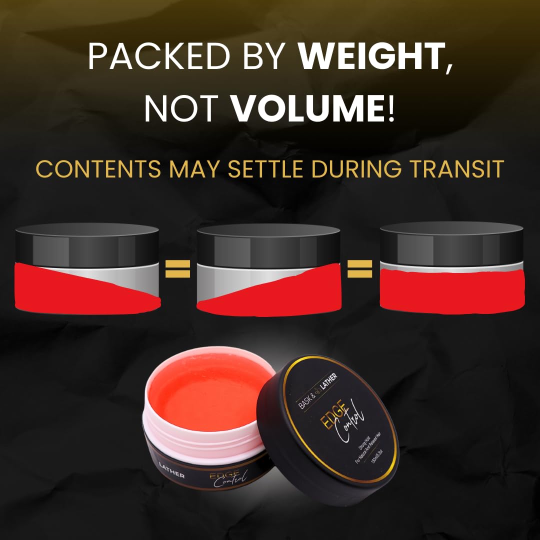 BASK & LATHER Edge Control Gel with Castor Oil