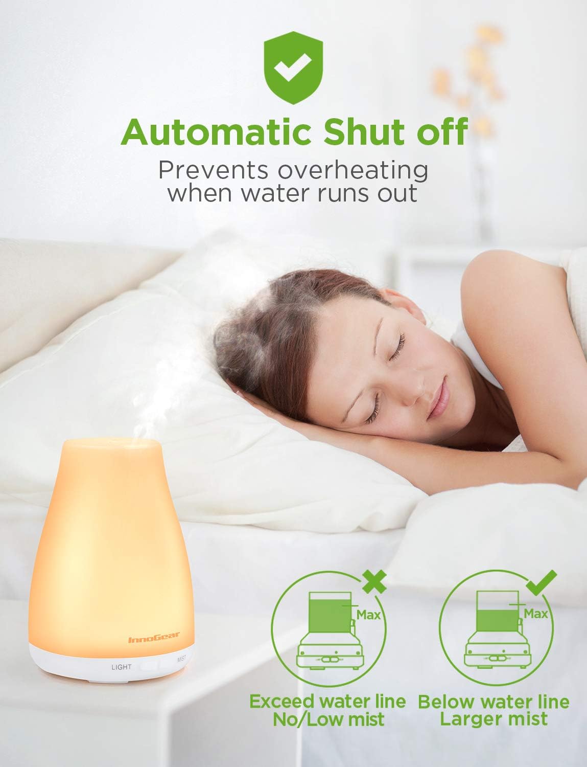 InnoGear Essential Oil Diffuser 5-in-1 Aromatherapy