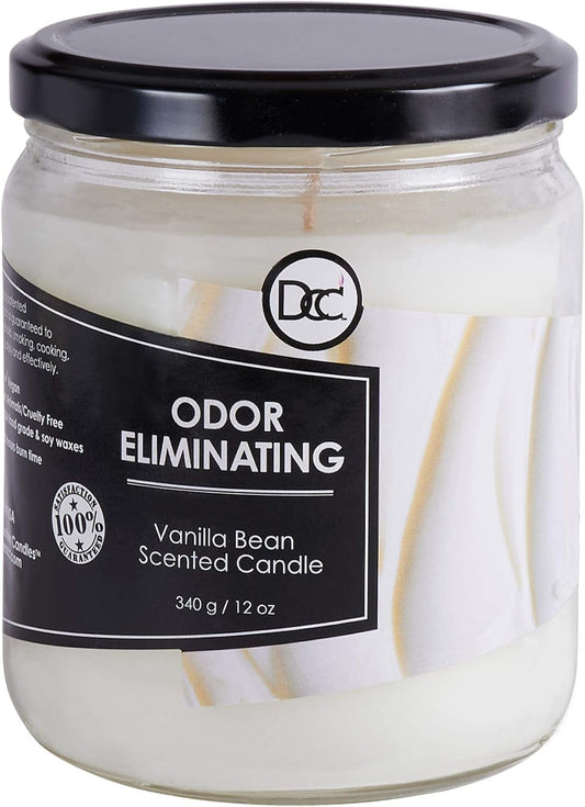 Vanilla Bean Odor Eliminating Candle – 80-Hour Burn
