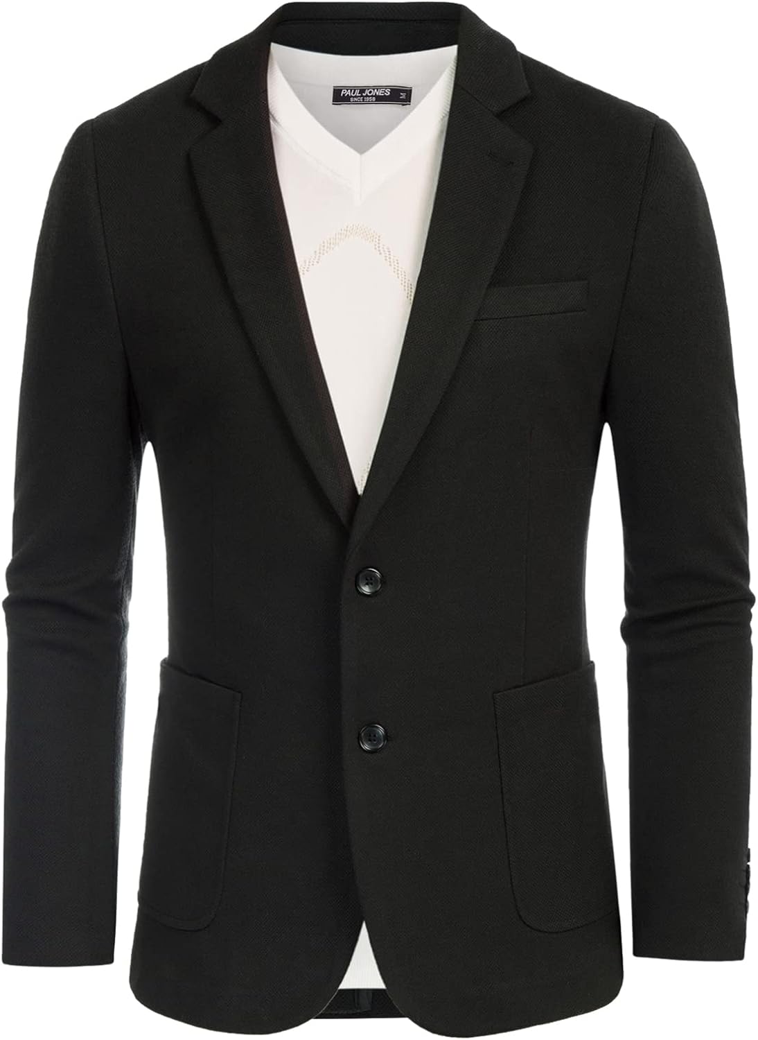 JONES Men's Casual Knit Blazer Suit Jackets