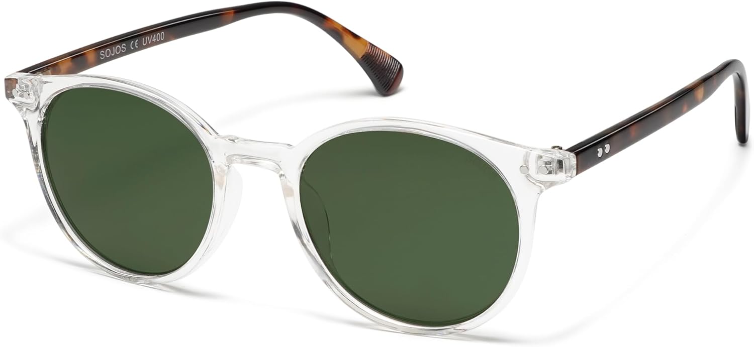 SOJOS Small Round Polarized Sunglasses