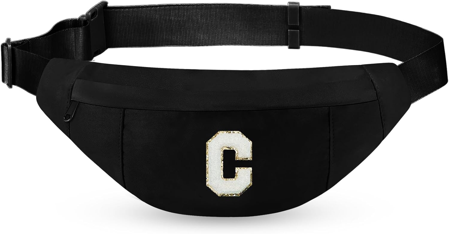 MAXTOP Large Crossbody Fanny Pack with 4-Zipper Pockets