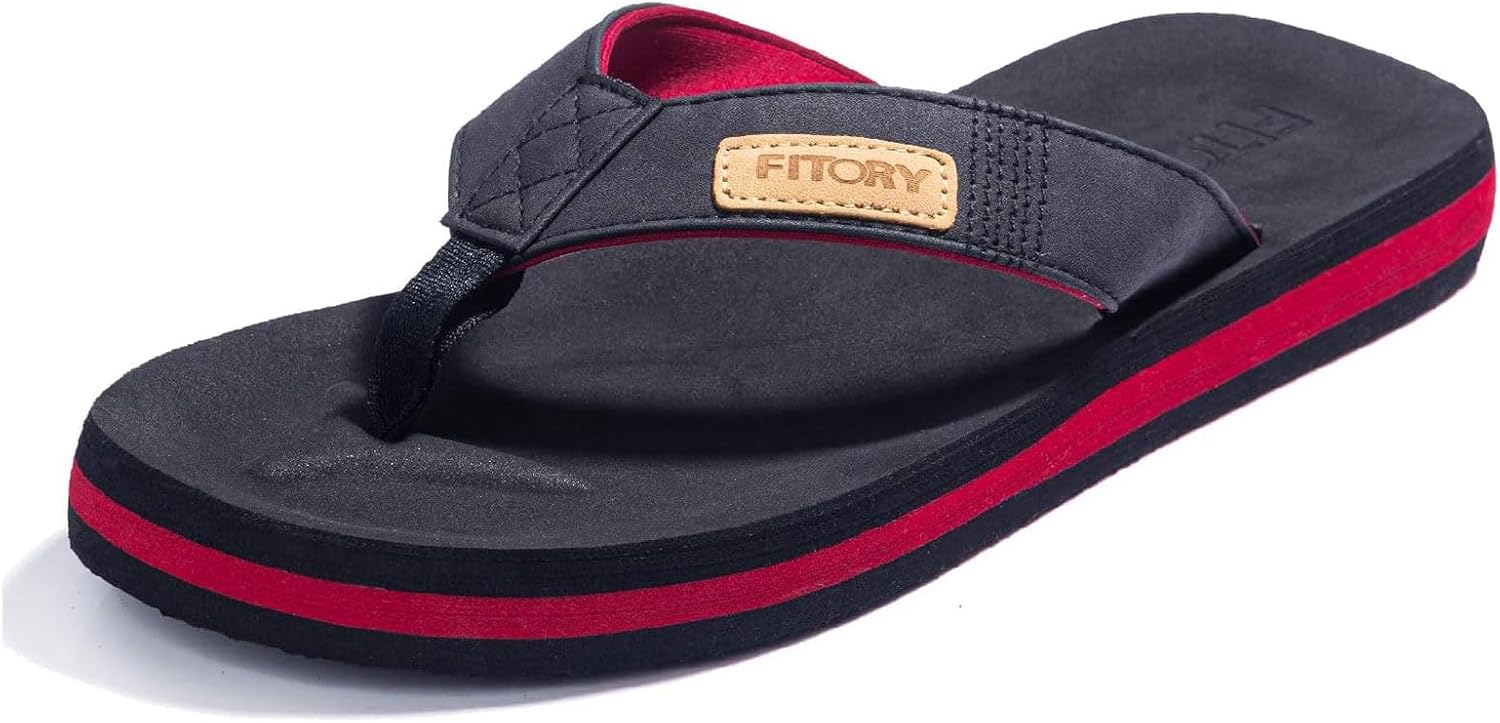 FITORY Men's Flip-Flops, Thongs Sandals
