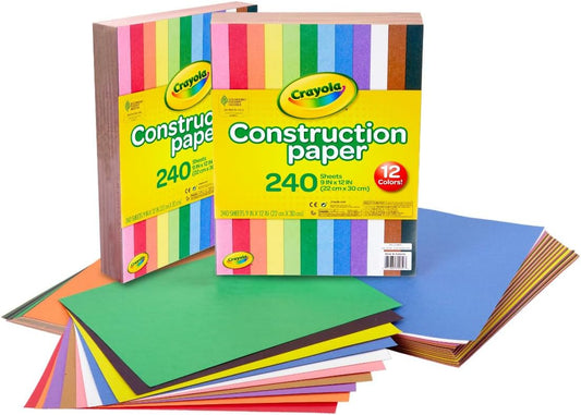 Crayola Construction Paper 480 Sheets for Kids