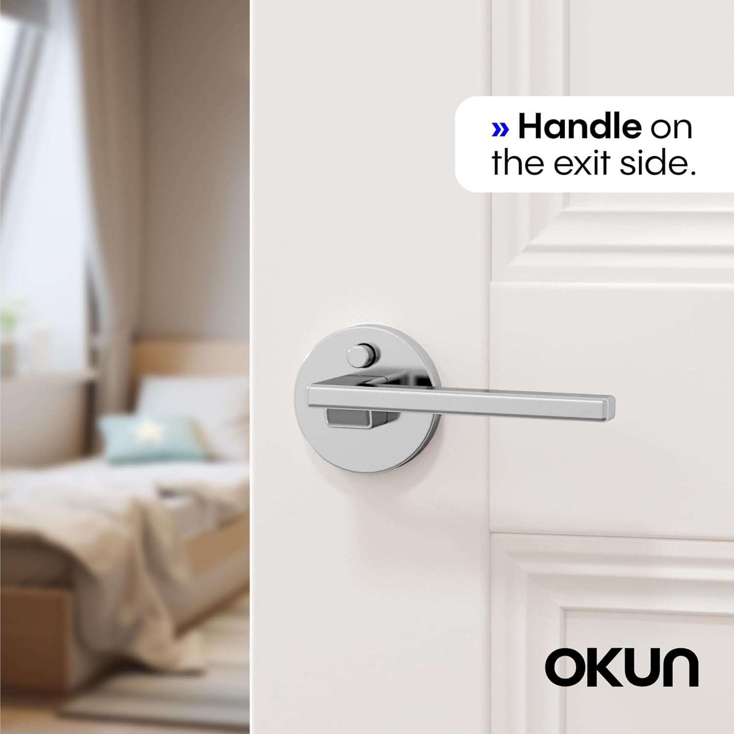 Bedroom Bathroom Privacy Lever Handle