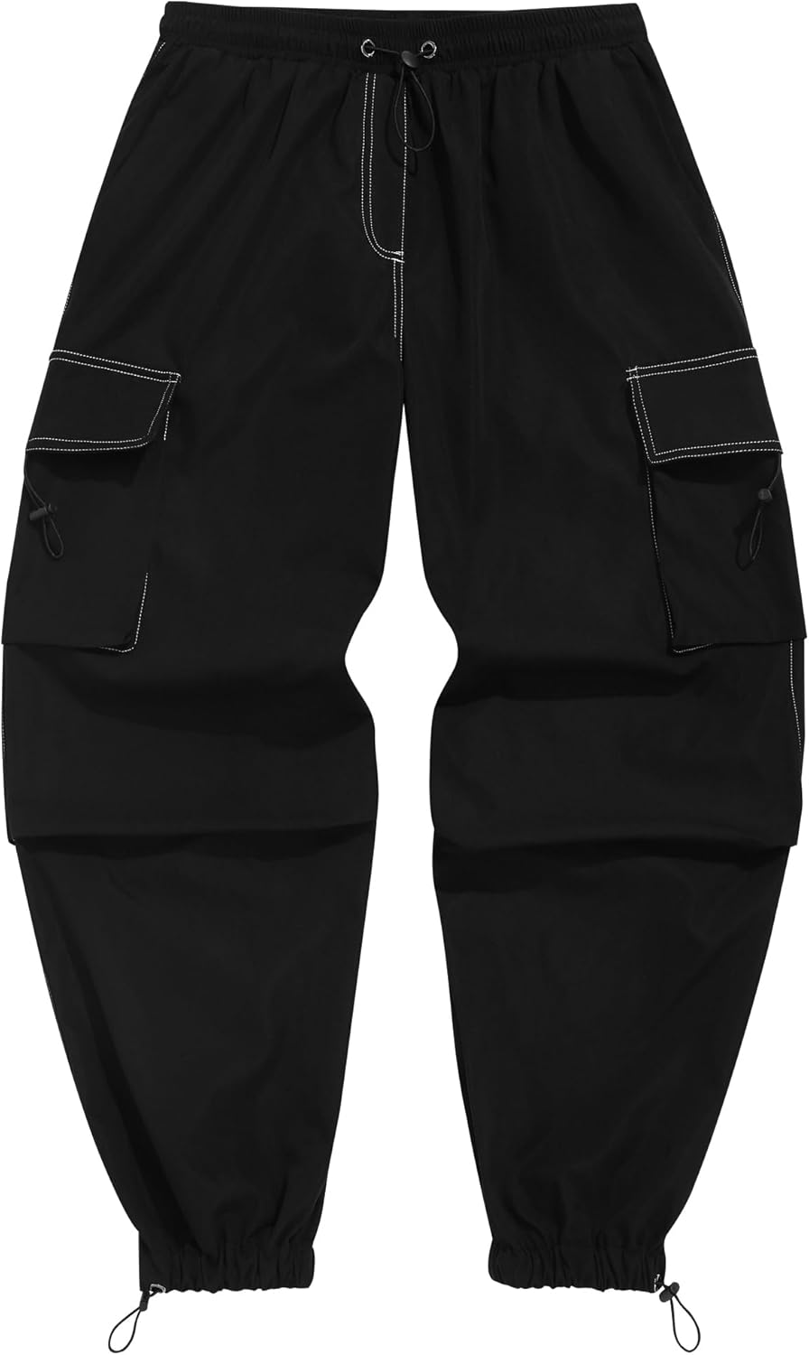 ZAFUL Flat Pocket Parachute Pants for Men