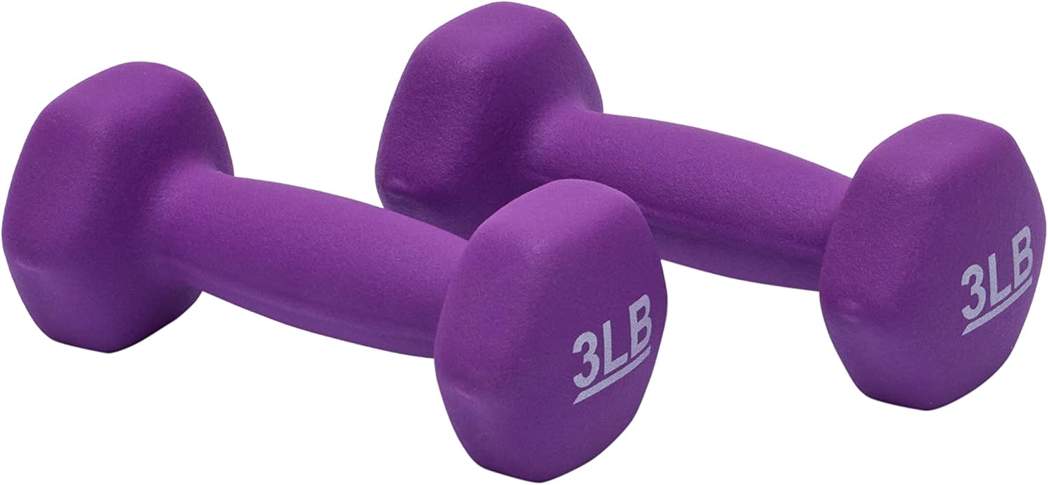 Neoprene Dumbbell Hand Weights for Exercise