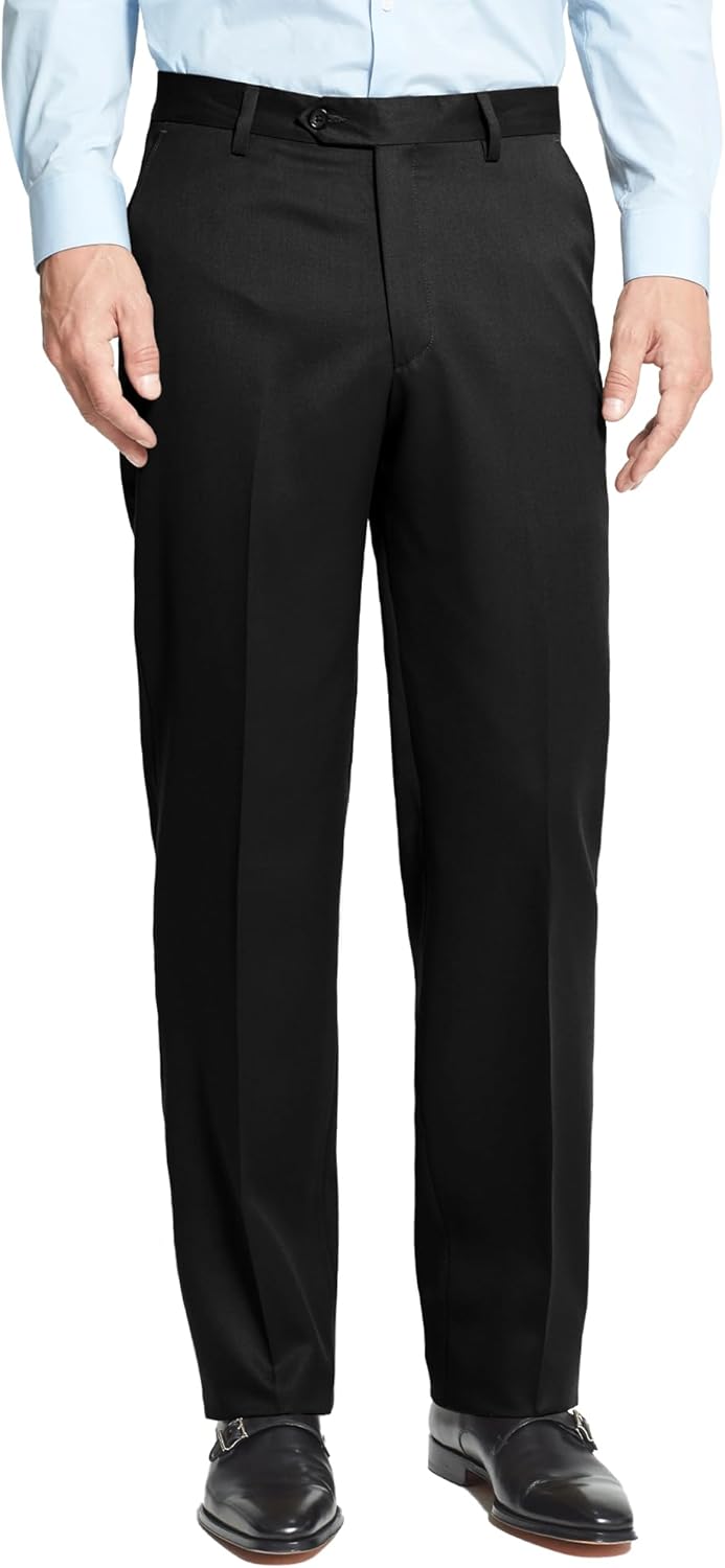 Men's Cozy Hidden Expandable Waist Dress Pants