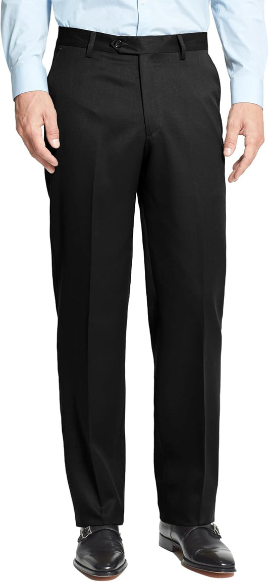 Men's Cozy Hidden Expandable Waist Dress Pants