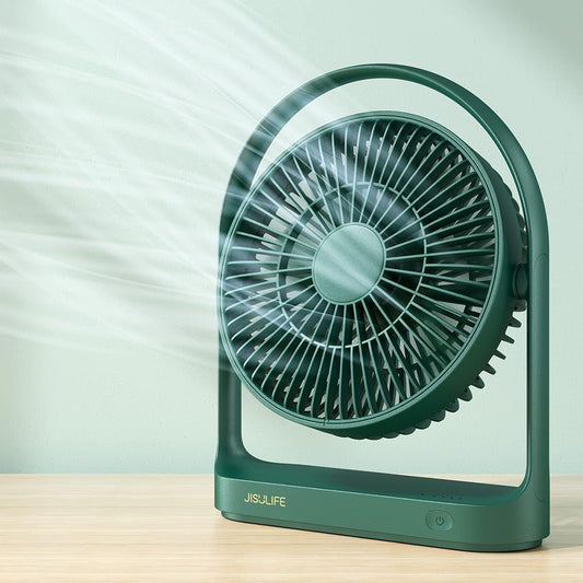 JISULIFE Desk Fan Small Portable Battery Operated