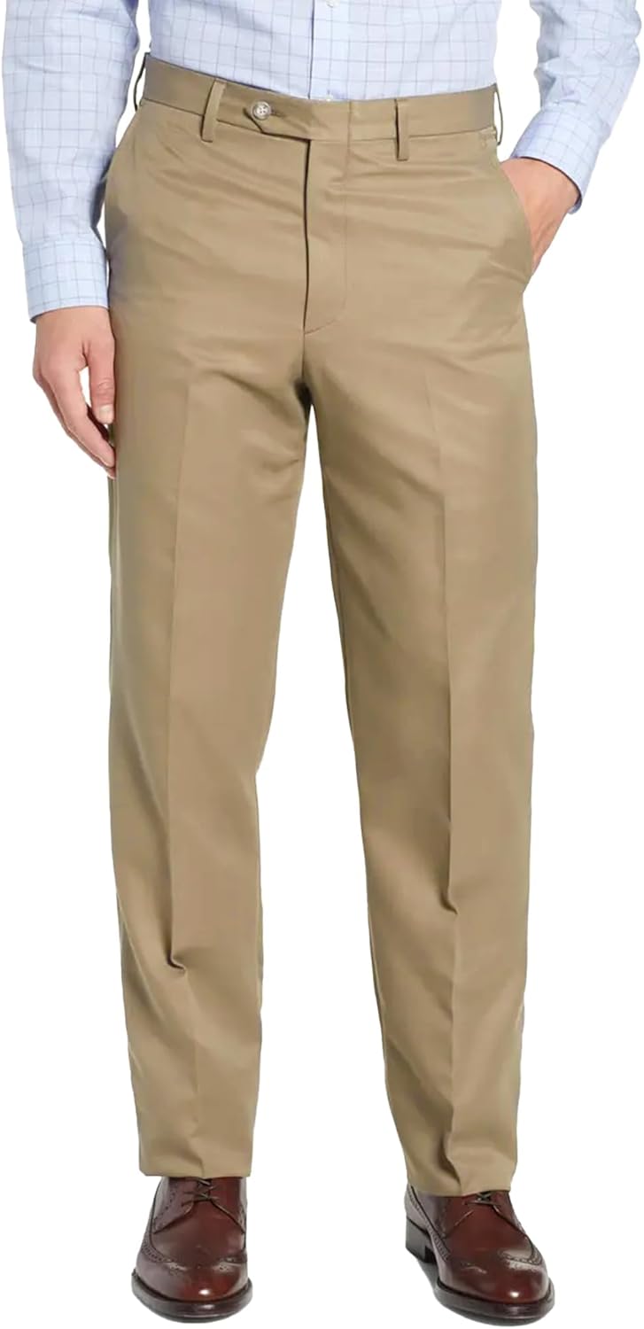 Men's Cozy Hidden Expandable Waist Dress Pants