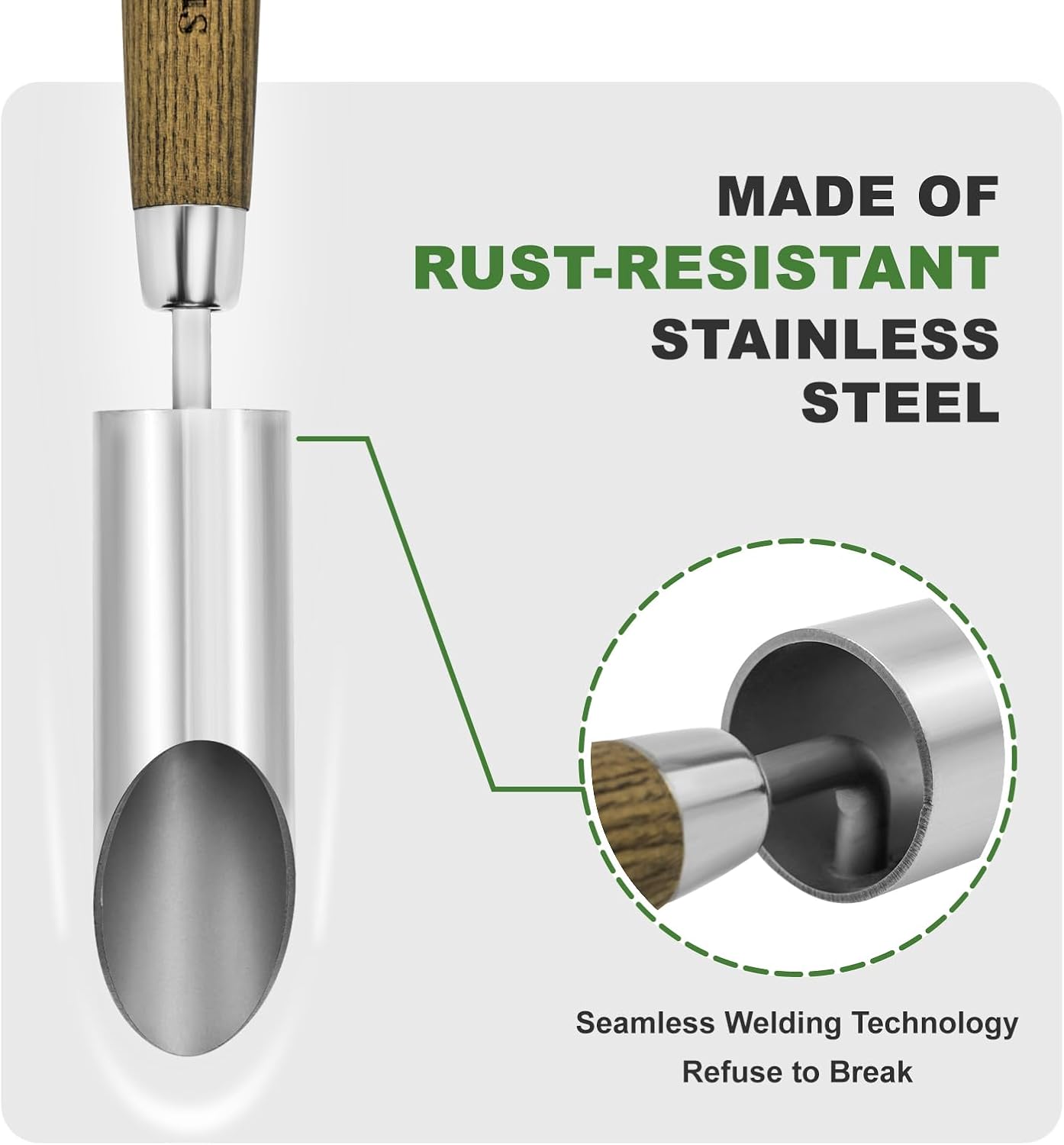 Haliaeetus Small Bulb Planter Tool for Seed Planting