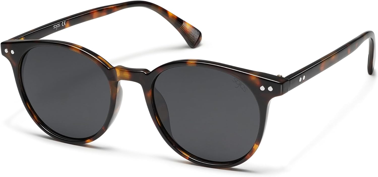 SOJOS Small Round Polarized Sunglasses