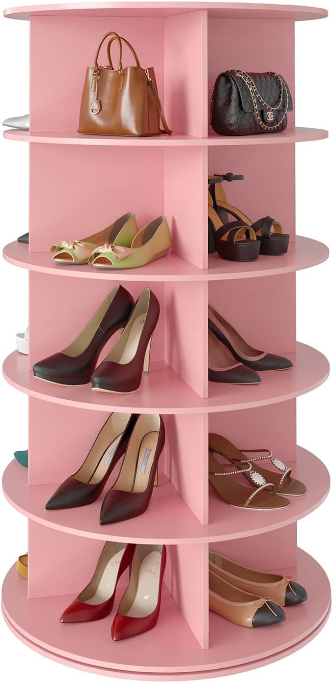 SpaceAid 7 Tier Rotating Shoe Rack Tower