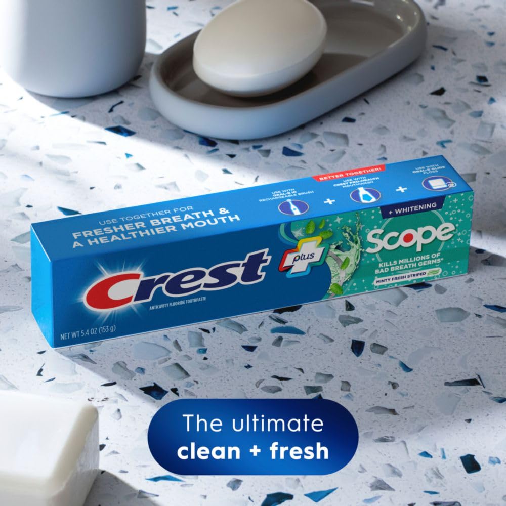 Crest + Scope Whitening Toothpaste