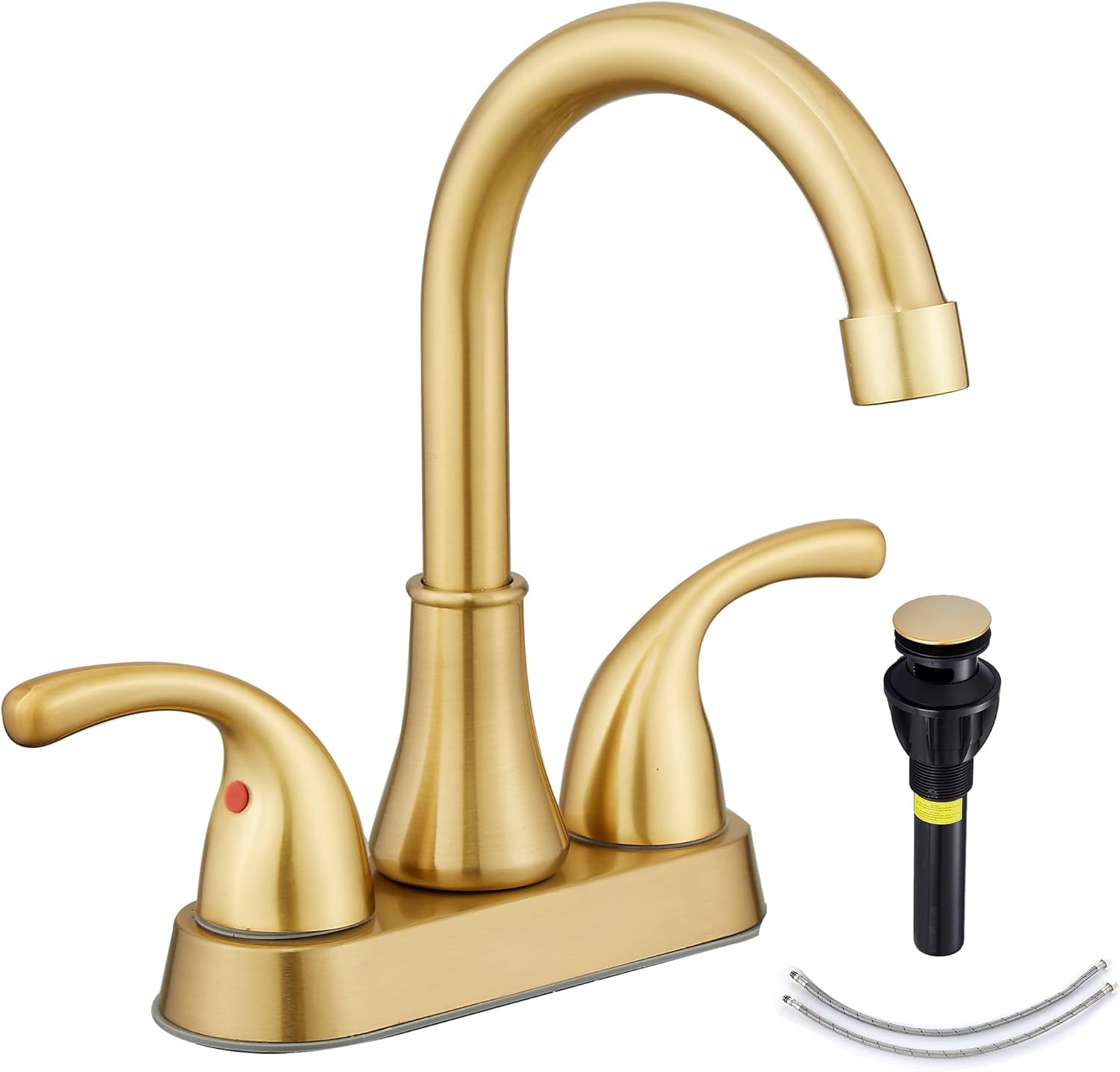 Bathroom Sink Faucet FRANSITON 4 Inch Faucet 2 Handle Bathroom