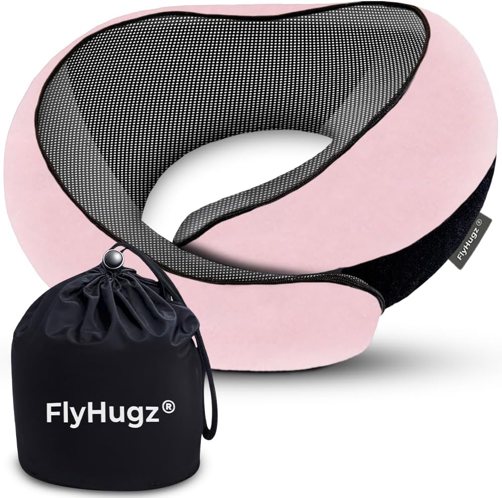 FlyHugz® Memory Foam Travel Pillow