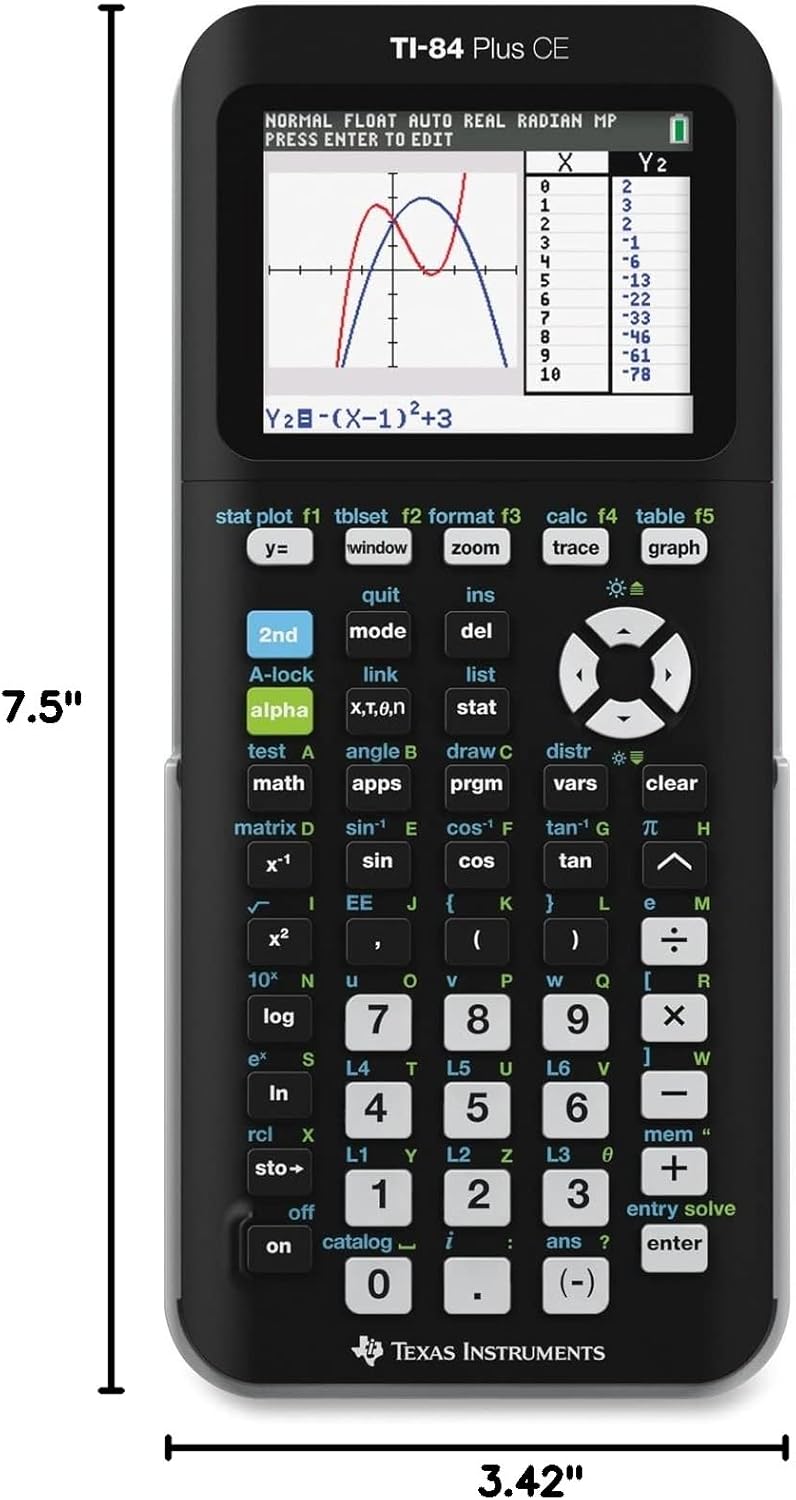 TI-84 Plus CE Graphing Calculator