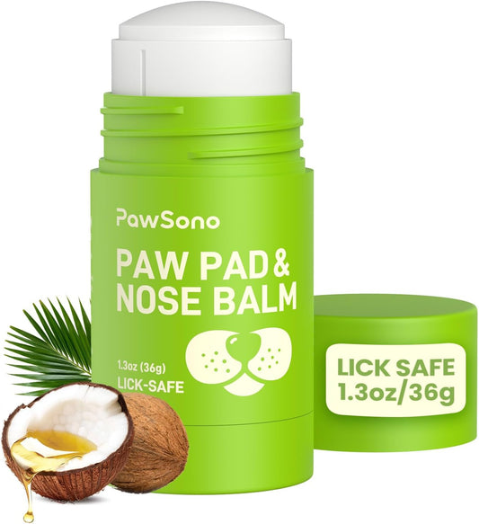 Lick-Safe Dog Paw & Nose Balm Stick with Coconut Oil