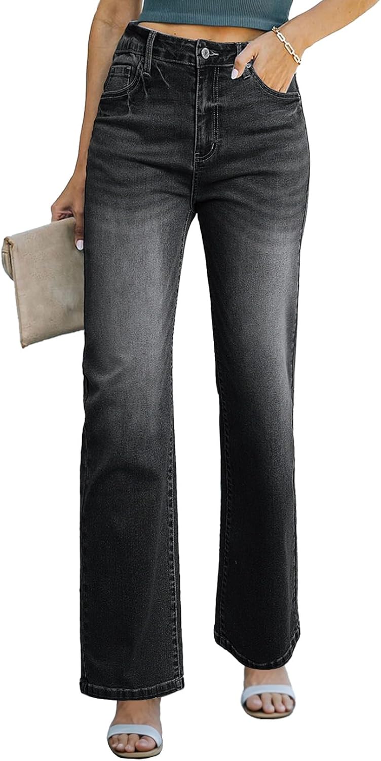 Sidefeel Women's Wide Leg Jeans Pants
