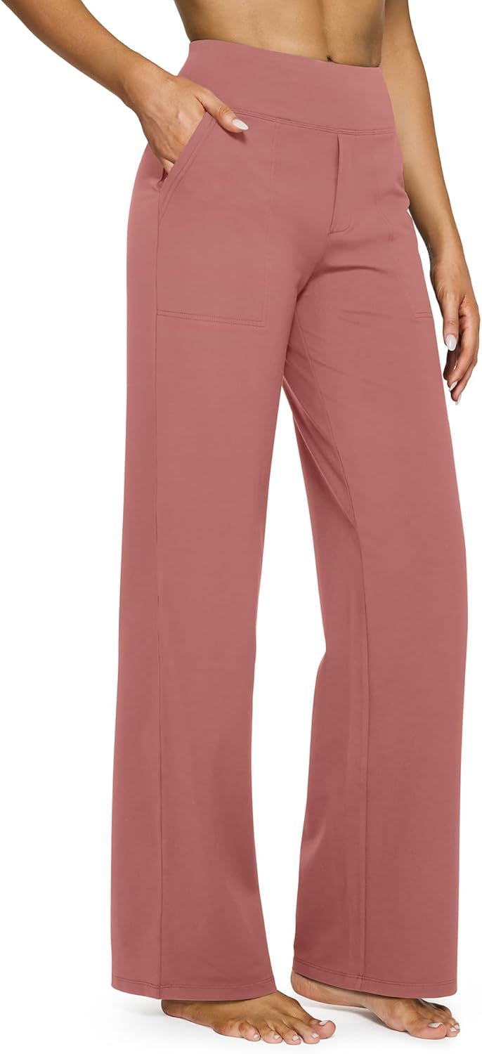 G4Free Women's Wide-Leg Yoga Pants