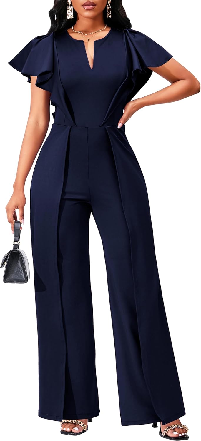 Dressy Long Pants Jumpsuit for Women