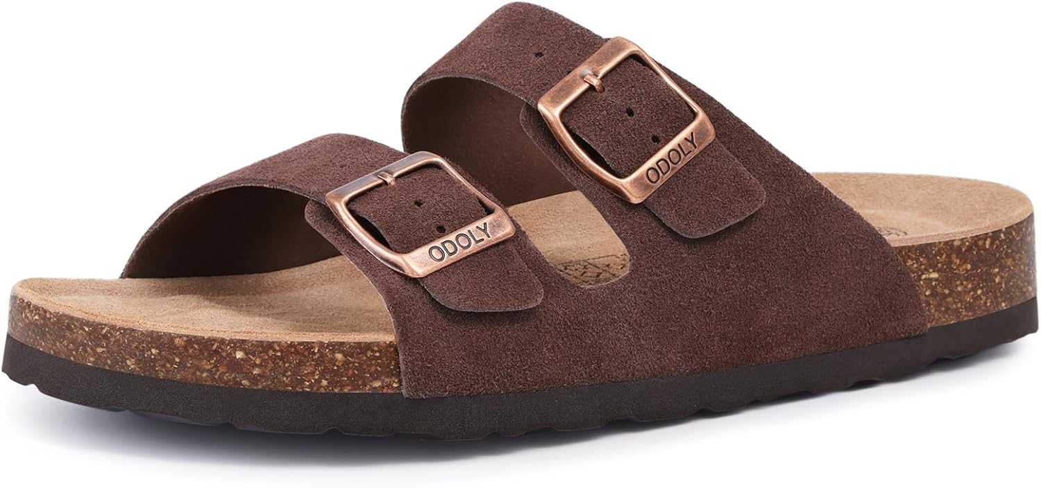 Unisex Cork Footbed Sandals – Arch Support