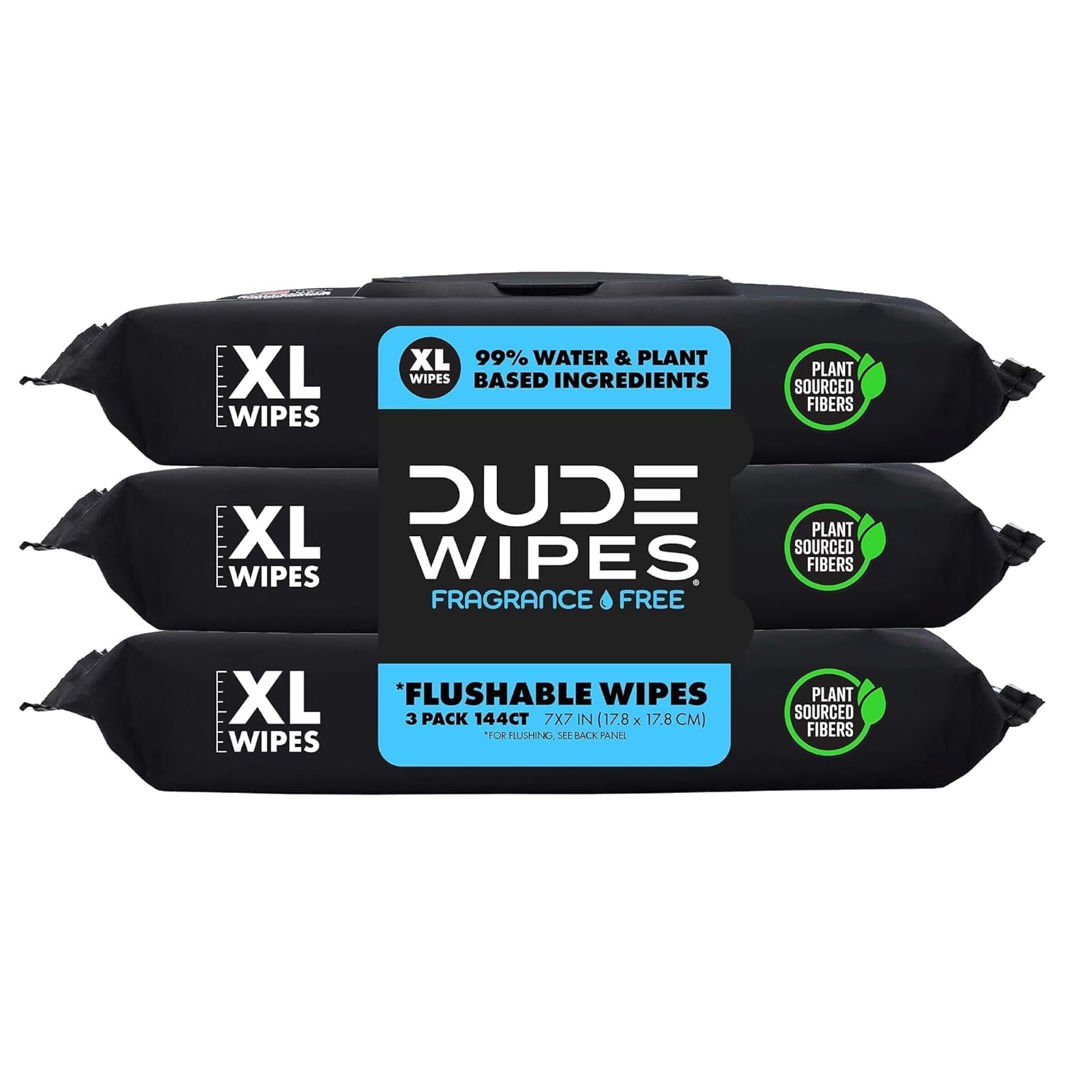 DUDE Wipes Flushable Wipes Unscented Extra-Large