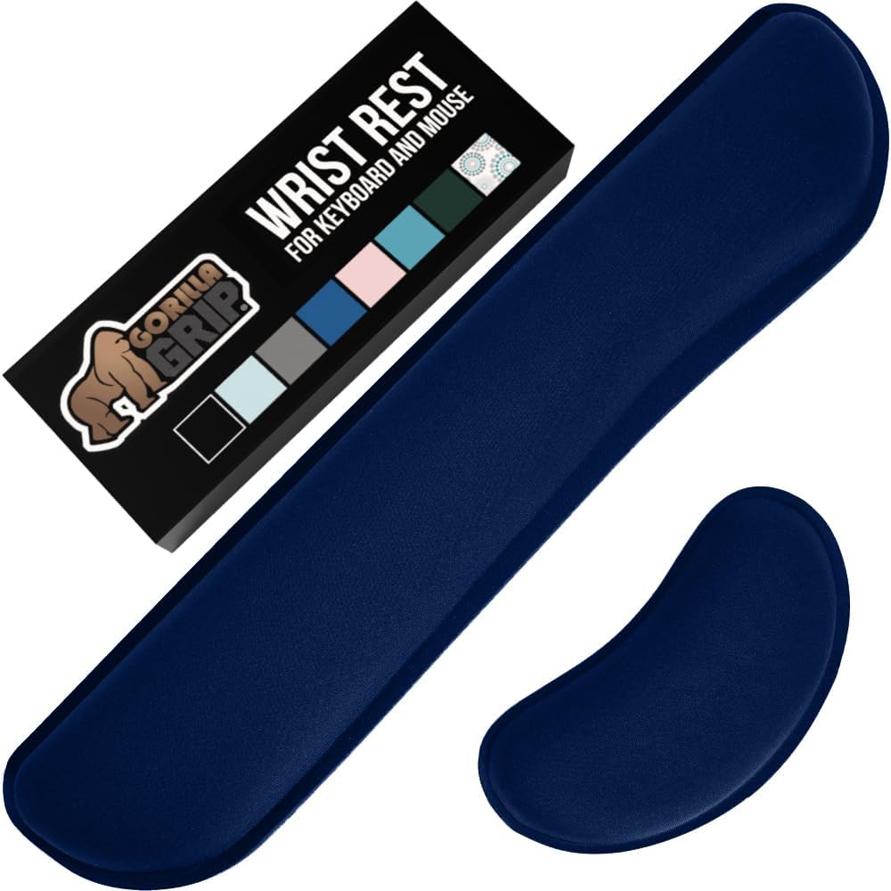 Gorilla Grip Memory Foam Wrist Rest Keyboard & Mouse