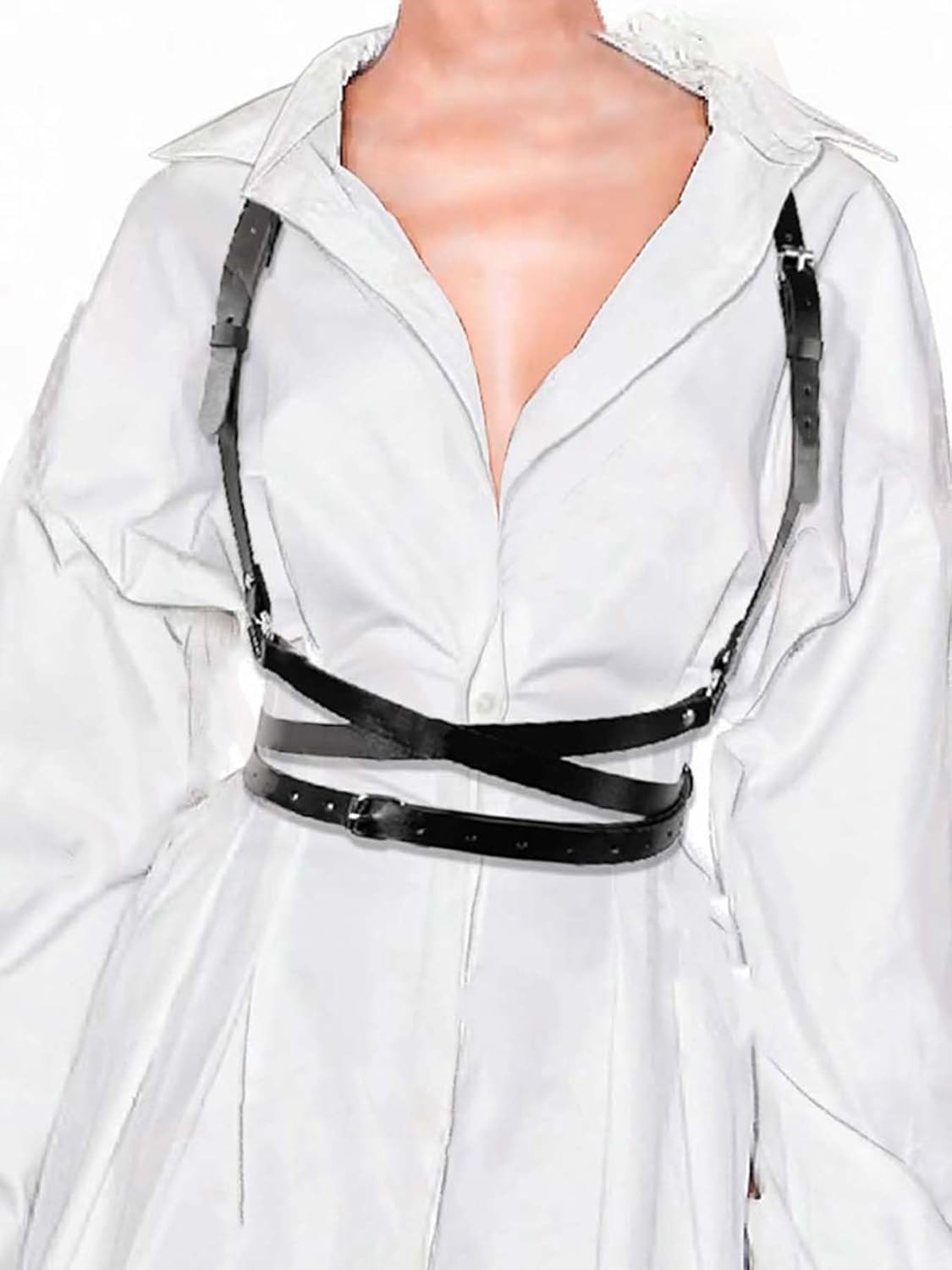 Women’s Punk Adjustable Waist Belt Harness