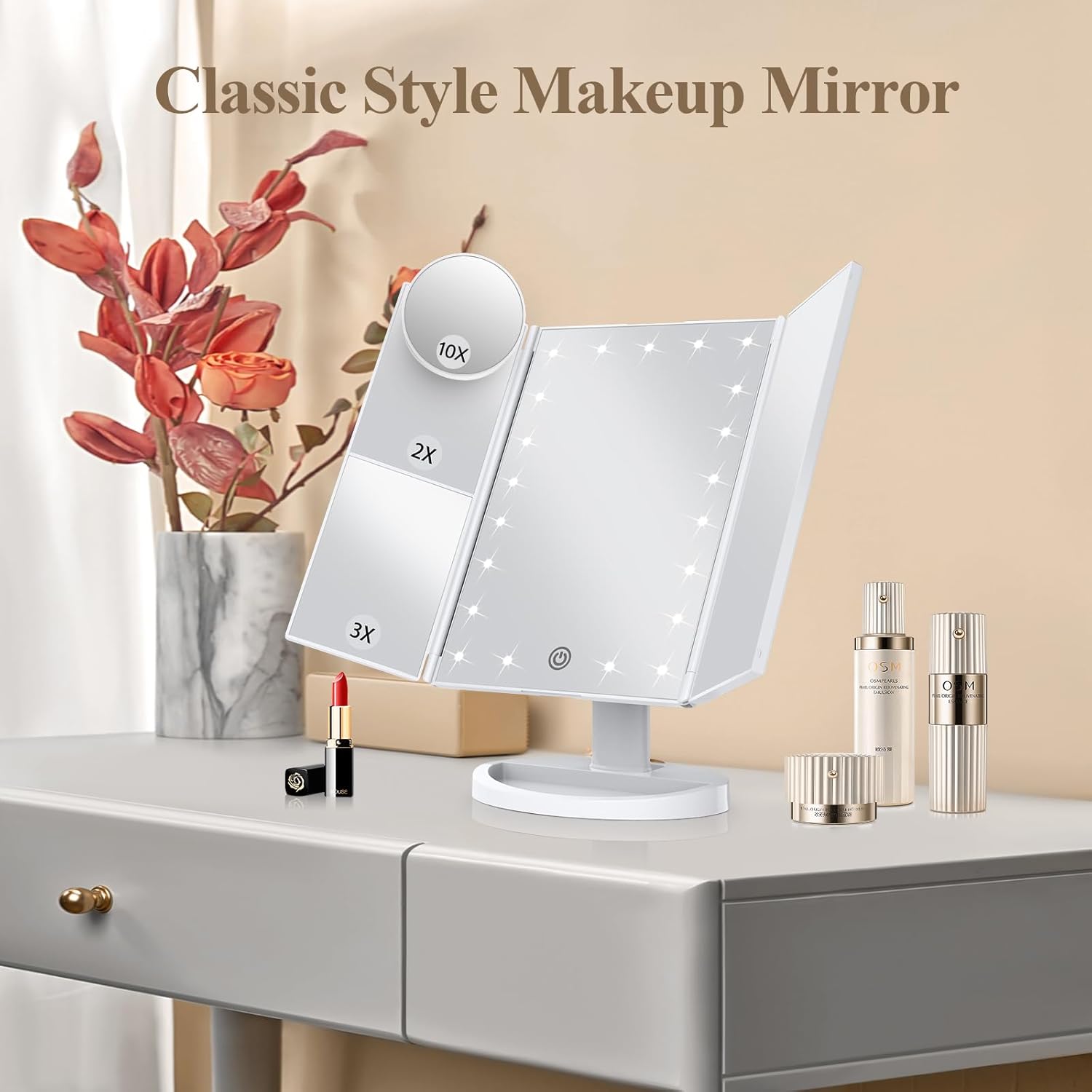 HUONUL Makeup Vanity Mirror with Lights