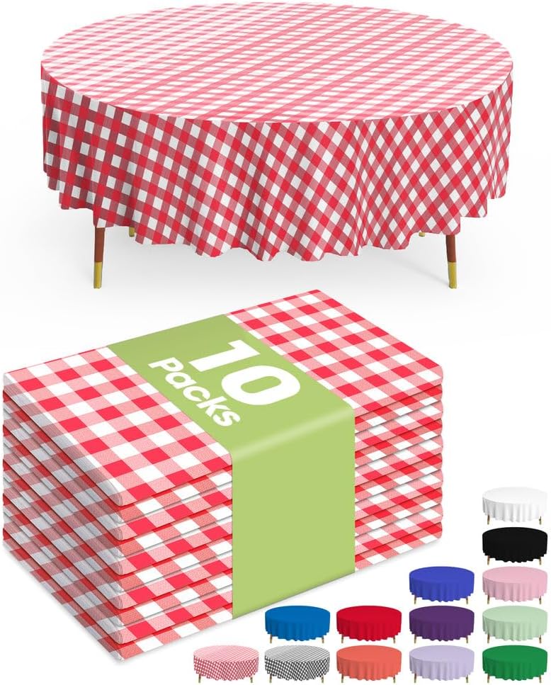 Pureegg Disposable Plastic Tablecloths