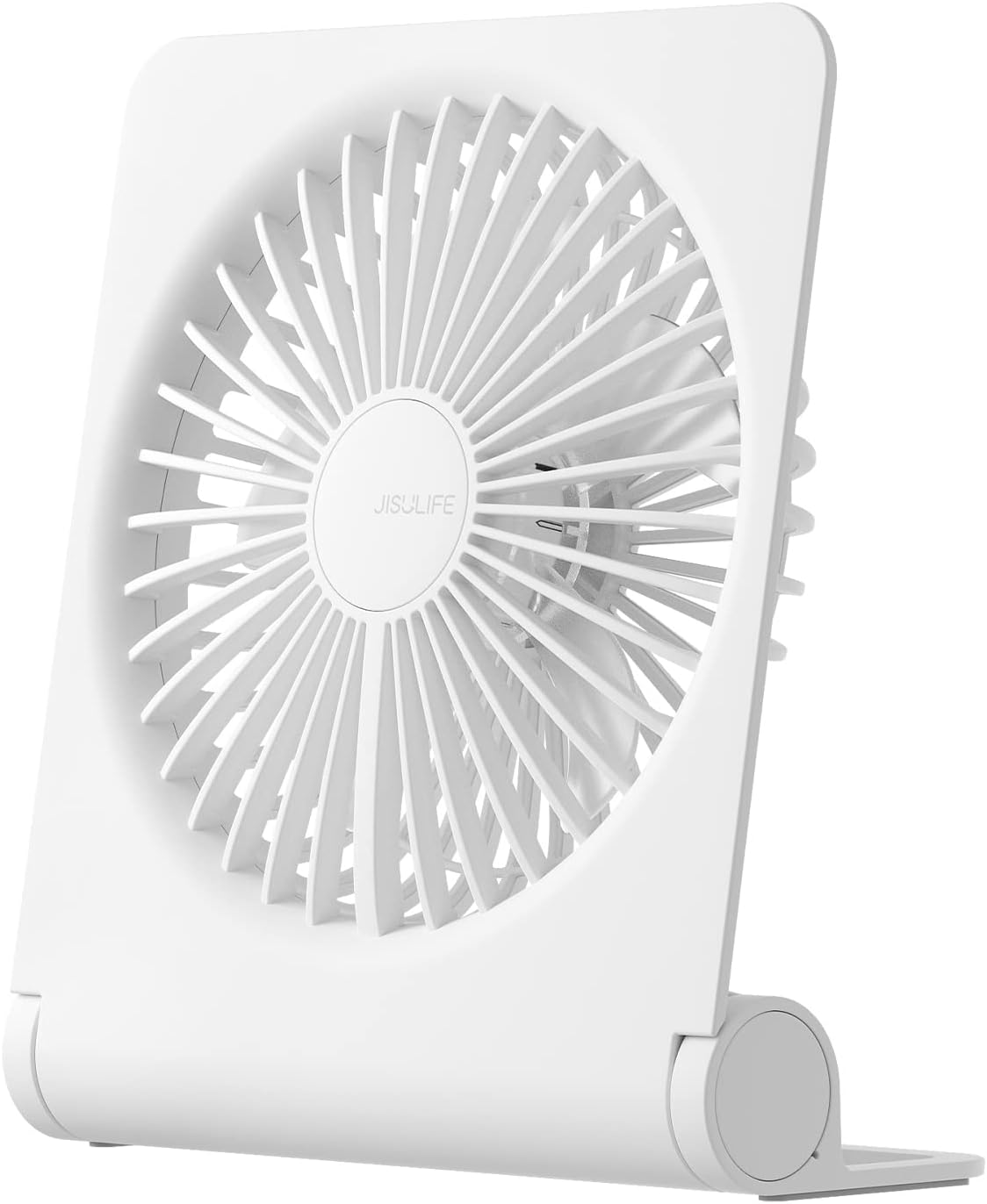 JISULIFE Small Desk Fan Portable Travel with Battery
