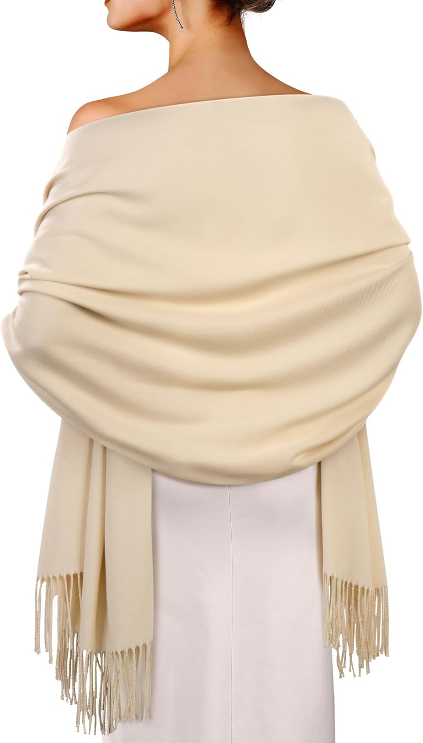 FURTALK Pashmina Shawls and Wraps for Evening Dress