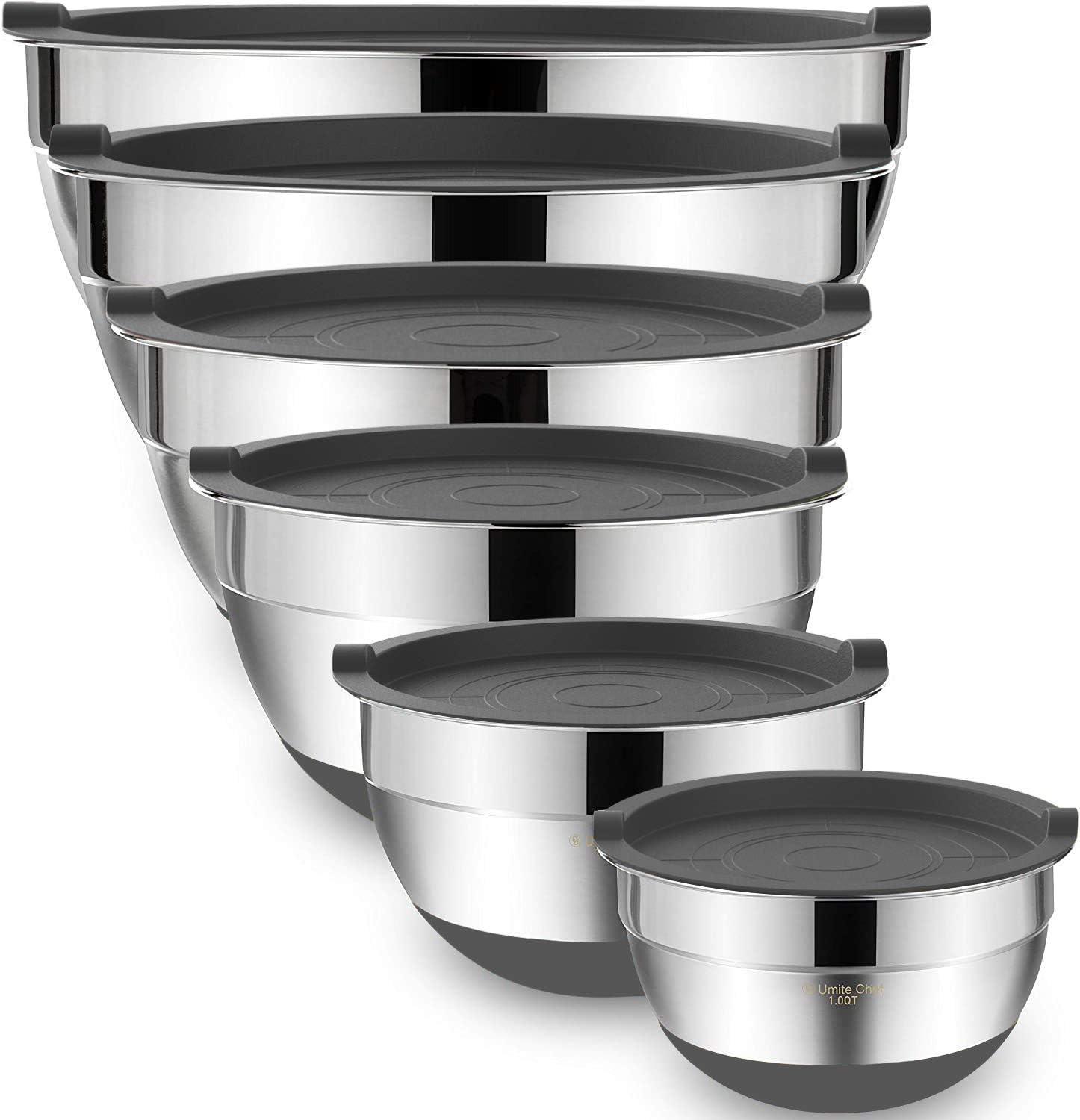 Umite Chef Mixing Bowls with Airtight Lids