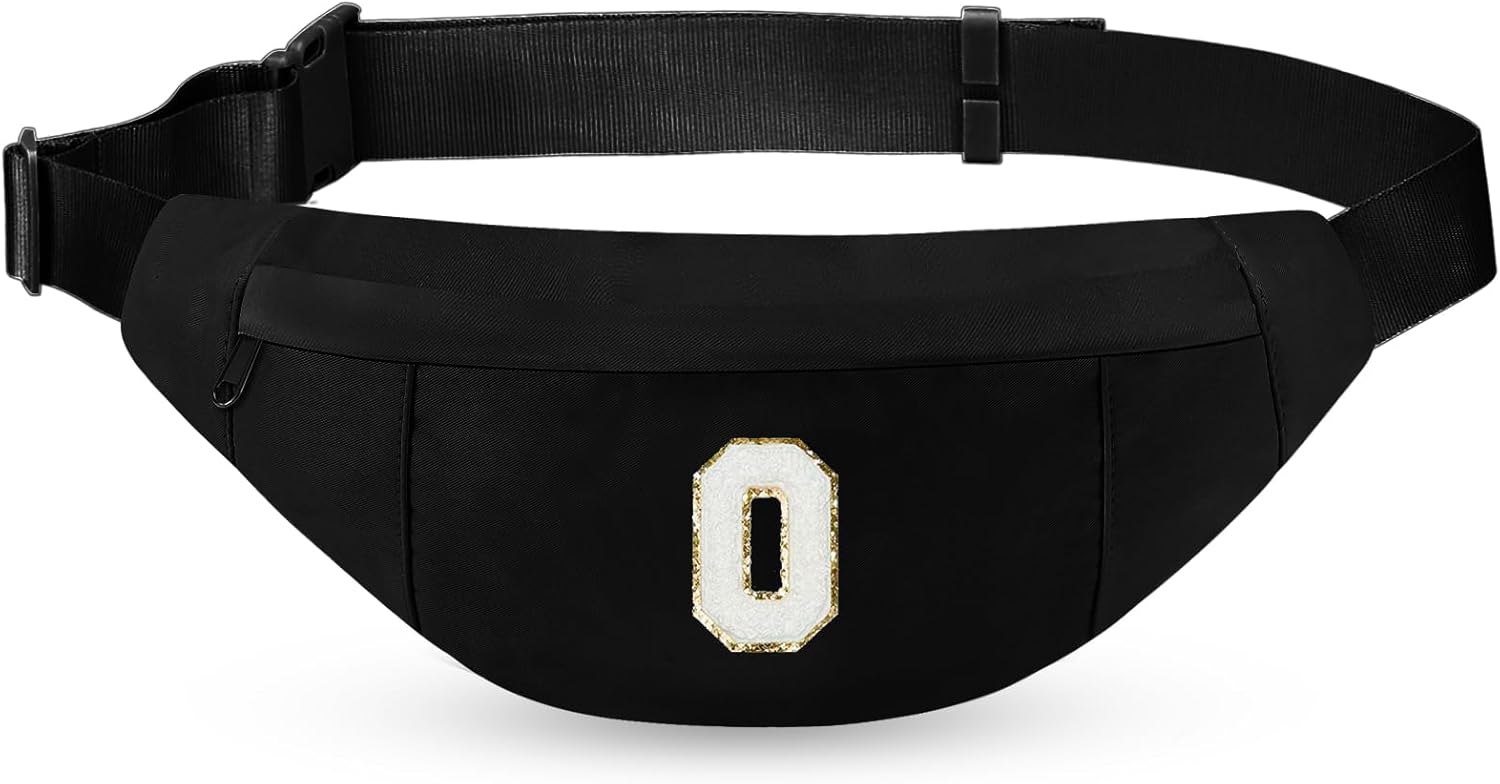 MAXTOP Large Crossbody Fanny Pack with 4-Zipper Pockets