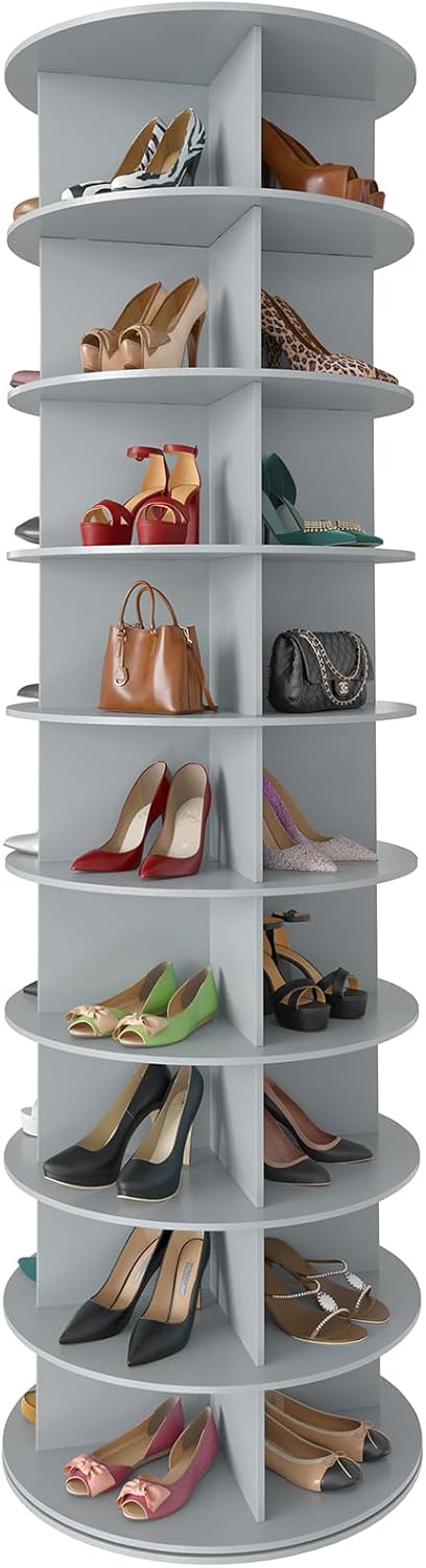 SpaceAid 7 Tier Rotating Shoe Rack Tower