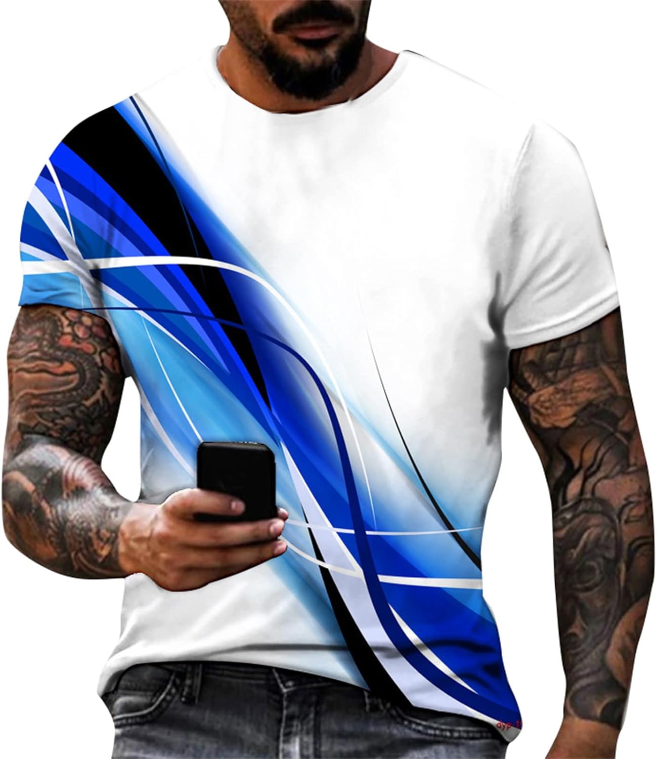 Mens Vintage Designer Raglan T-Shirt