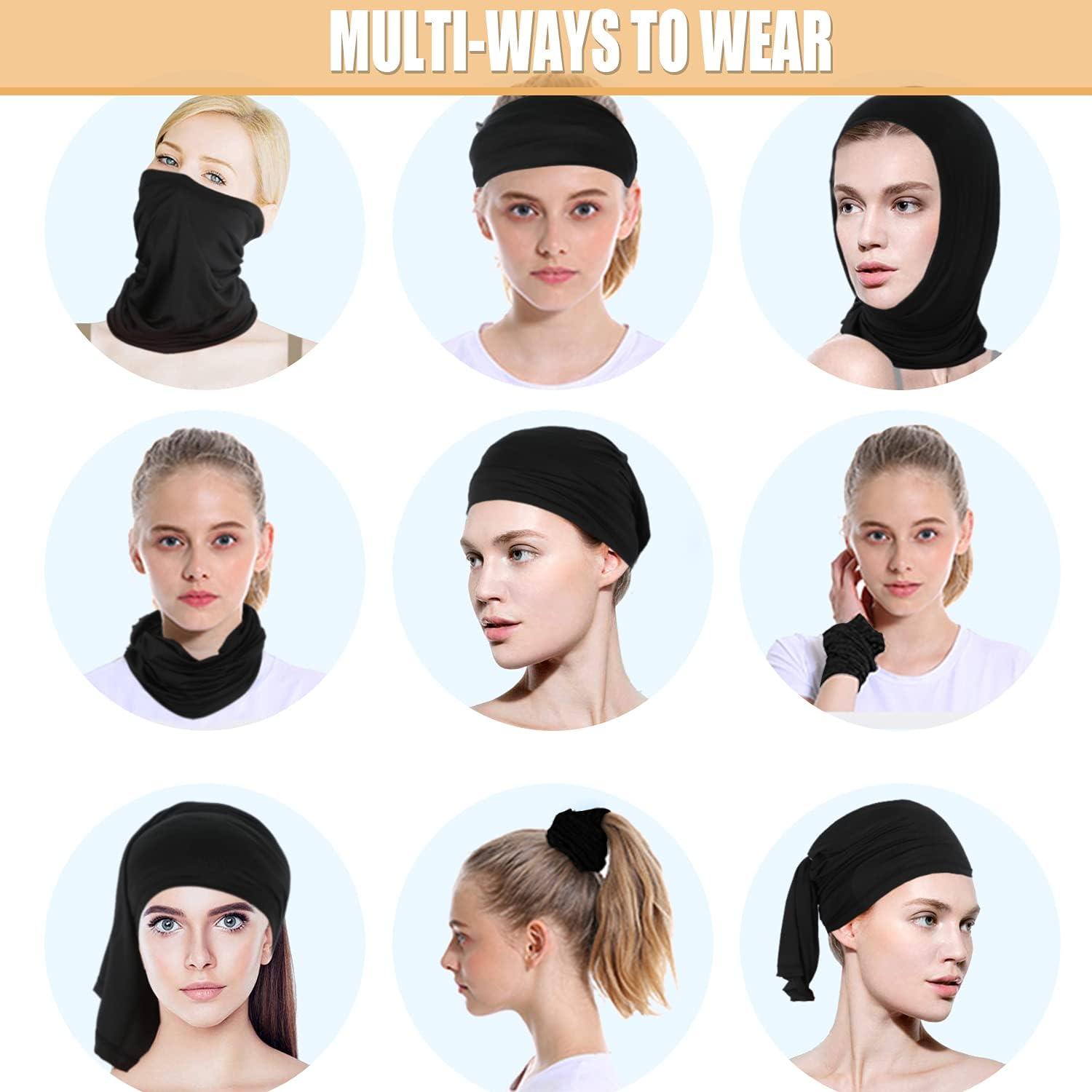 Neck Gaiter Bandana Face Mask for Men Women