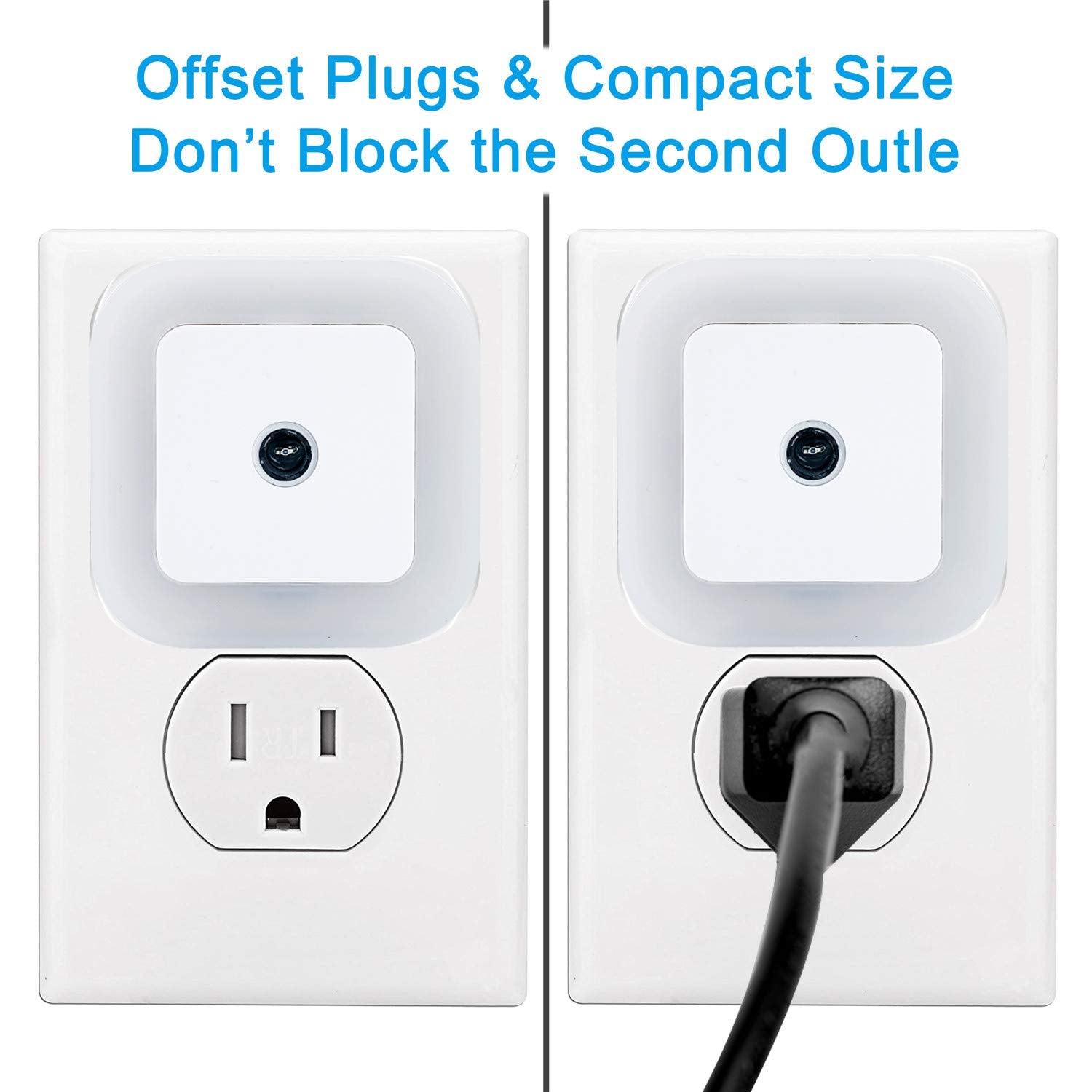 Uigos LED Night Light with Dusk to Dawn Sensor