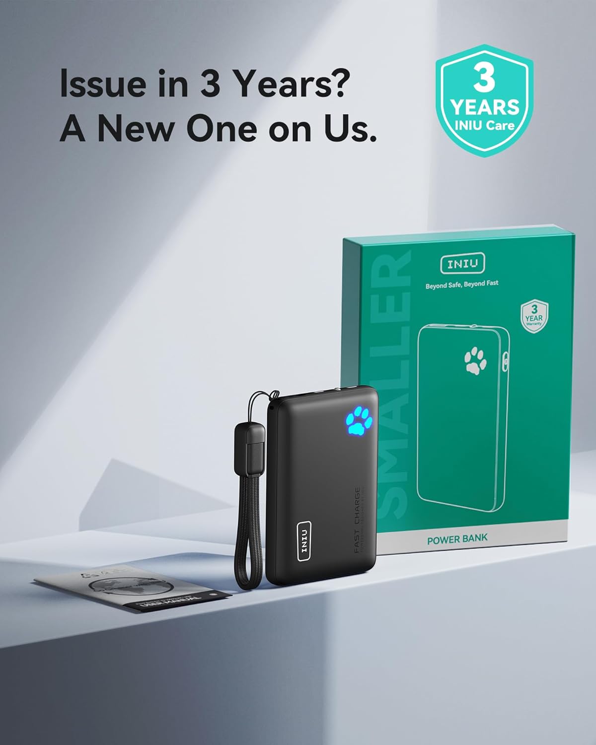 INIU 10000mAh Portable Charger Power Bank